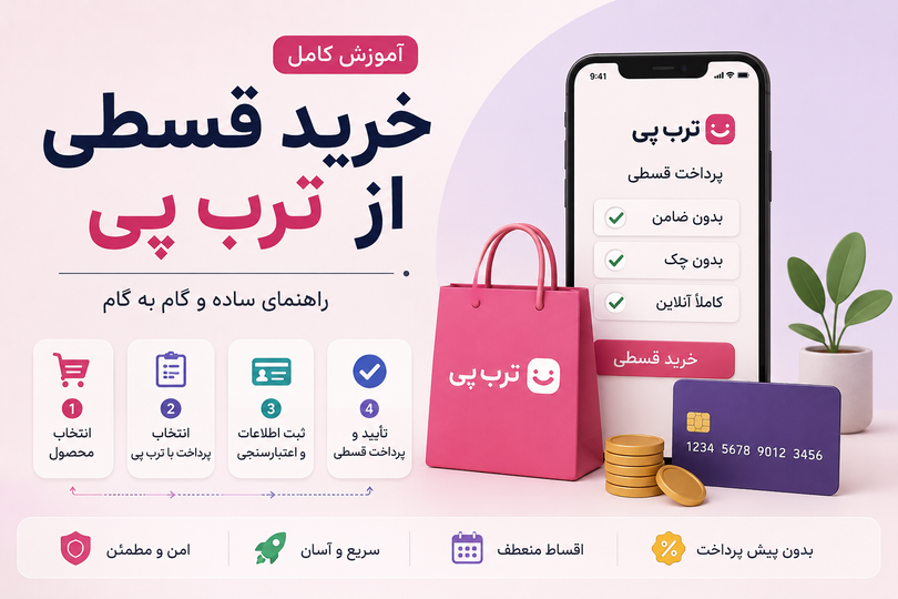 آموزش خرید قسطی از ترب پی | راهنمای کامل و ساده