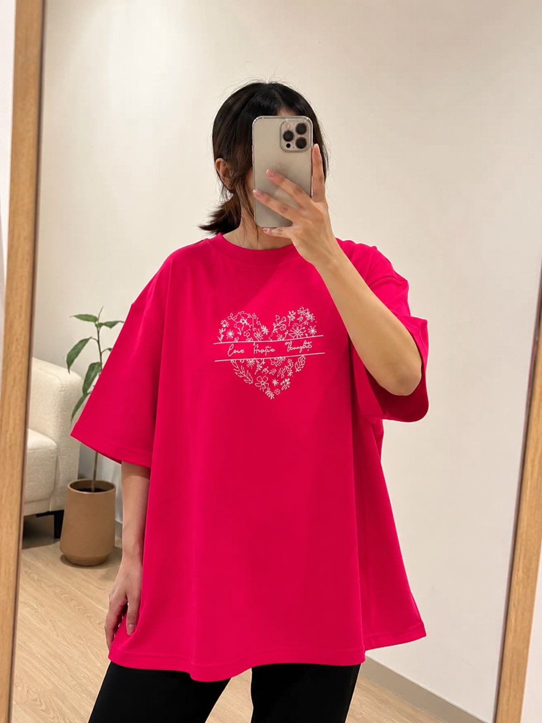 تیشرت زنانه سایز بزرگ 5XL باکسی طرح قلب + خرید قسطی